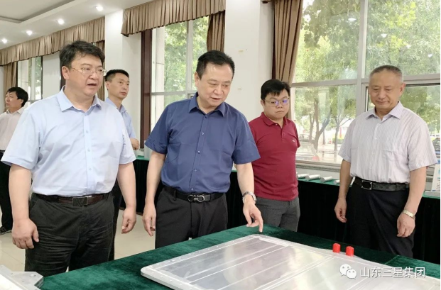 中國信達資產管理股份有限公司黨委副書記、總裁張衛(wèi)東一行來山東三星集團參觀調研