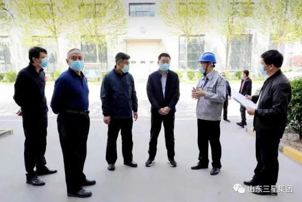 鄒平市委常委、宣傳部長，副市長商獻(xiàn)文來山東三星集團(tuán)調(diào)研